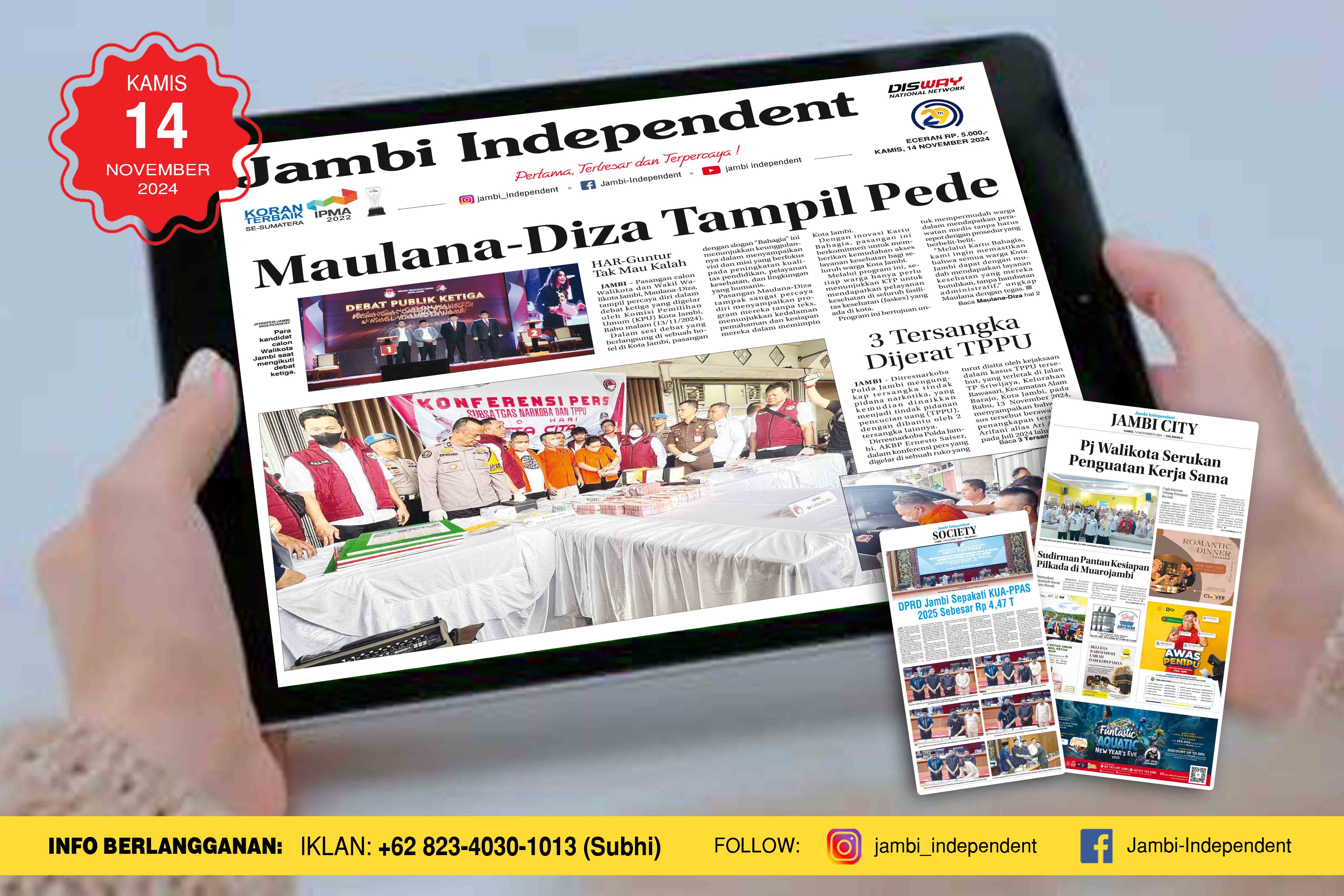 Jambi Independent 14 November 2024