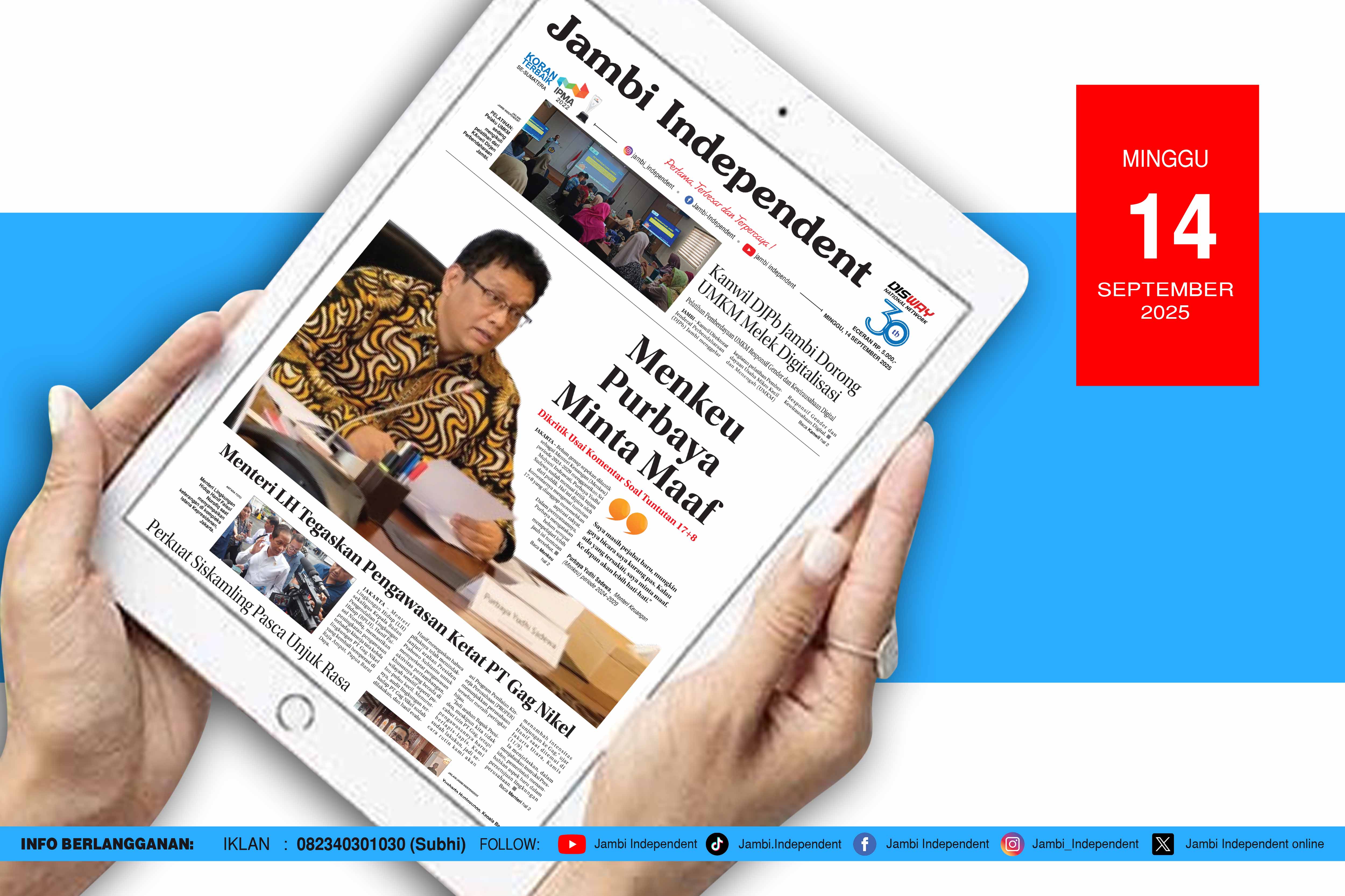 Jambi Independent 14 September 2025