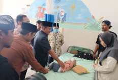 Maulana Pastikan Perawatan Asyah, Balita Penderita Hidrosefalus yang Dirawat di RSUD Raden Mattaher 