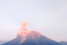 Gawat, Gunung Semeru Kembali Erupsi Dengan Letusan Setinggi 1 km
