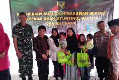 Cegah Stunting, Kodim 0417/Kerinci Berikan Bantuan Susu 