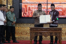 Soal PKB, BBNKB dan MBLB, Sekda Merangin Teken MoU