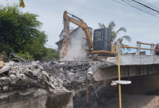 Rp 96,8 M untuk Proyek Fisik, Proyek Jembatan Sari Bakti Masih Merangkak