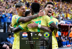 Brasil Lolos ke Perempat Final Copa America 2024 Usai Tundukkan Paraguay 4-1