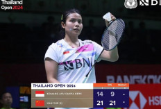 Komang Ayu Gugur di Perempat Final Thailand Open 2024 Usai Kalah dari Yue Han