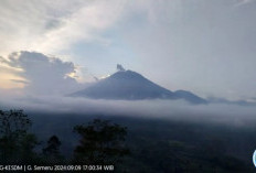 Gunung Semeru Alami Erupsi, Sampai Tiga Kali