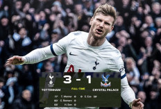 Son dan Werner Antar Tottenham Hotspur Raih Kemenangan 3-1 atas Crystal Palace