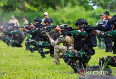 Kopasgat TNI AU Gelar Latihan Menembak dengan Militer Amerika Serikat