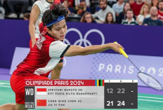 Apriyani/Fadia Tumbang di Tangan Unggulan Pertama China di Olimpiade Paris 2024