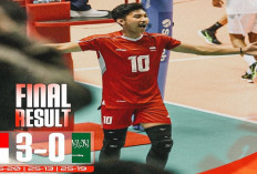 Indonesia Lolos ke Perempat Final Usai Tundukkan Arab Saudi 3-0 di Kejuaraan Voli Asia U-20