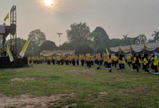 Gelar Senam Massal di Jambi, Rangkaian HUT Partai Golkar ke-60