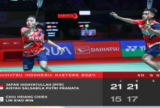 Jafar/Aisyah Siap Hadapi Wakil Belanda di Babak 32 Indonesia Masters 2024