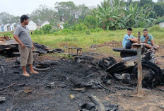 Bengkel Tempel Ban Ludes Terbakar, Kerugian Mencapai Puluhan Juta Rupiah