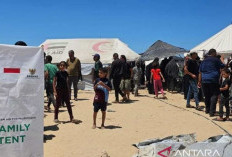 Dirikan Tenda Darurat untuk Masyarakat Gaza