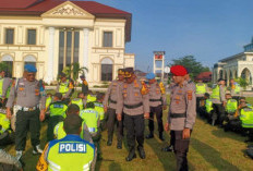 Kapolresta Cek Pergeseran Personel PAM TPS Pemilu