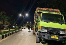 Pemotor Luka Berat Usai Hantam Truk Tronton