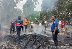 Kebakaran di RT 08 Mudung Laut, Tim Damkar Padamkan Api dalam 1,5 Jam