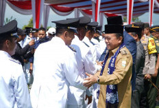 Al Haris Hadiri Pengukuhan Perpanjangan Masa Jabatan Kades se-Kabupaten Kerinci