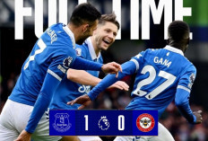 Lolos dari Degradasi, Everton Raih Kemenangan Tipis 1-0 atas Brentford