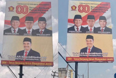 Ketua DPD Gerindra Jambi SAH Semarakkan HUT RI ke-80, Pasang Bendera, Spanduk Ratusan dan Billboard Kemerdekaa
