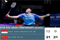 Moh Zaki Ubaidillah Tersingkir di Perempat Final BNI Badminton Asia Junior Championships 2024