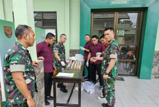 Prajurit Kodim 0415/Jambi Dites Urine