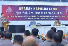 Kapolda Jambi Cek Kesiapan Pengamanan Polresta Jambi Menjelang Pilkada 2024