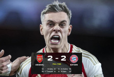 Arsenal dan Bayern Muenchen Bermain Imbang 2-2 dalam Babak Perempat Final Liga Champions