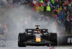 Verstappen Ogah Bahas Insiden dengan Russell, Usai Penalti di GP Spanyol