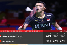 Jonatan Christie Gugur di Babak 32 Besar Indonesia Masters 2024