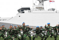 Kasal Sambut Kepulangan Satgas MTF TNI XXVIII-N UNIFIL 