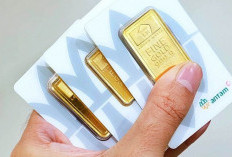Harga Emas Antam Turun Tipis ke Rp1,978 Juta per Gram