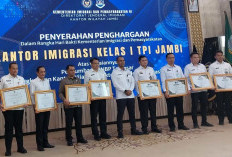 Pemkab Bungo Raih Penghargaan dari Kementerian Imigrasi dan Pemasyarakatan RI.