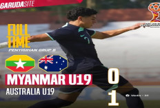 Australia U-19 Amankan Puncak Grup B Usai Kalahkan Myanmar 1-0