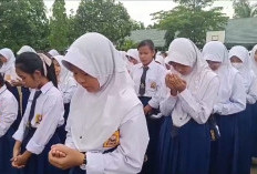 Siswa SMPN 6 Muarojambi Doakan Presiden dan Wakil Presiden 