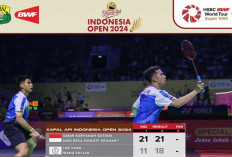Sabar/Reza Raih Kemenangan Straight Game, Melaju ke Perempat Final Indonesia Open 2024