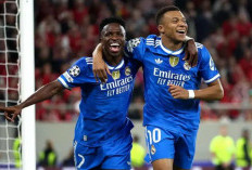 Mbappé Borong Empat Gol, Real Madrid Tundukkan Olympiakos 4-3 di Laga Dramatis