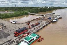 Basarnas Jambi Gelar Latsargab di Perairan Tanjab Timur