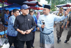 Menko Pangan Zulkifli Hasan Kunjungi Pasar Bungur Muara Bungo Pantau Harga dan Dorong Pembangunan Pasar Baru