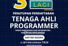 Penutupan Pendaftaran Tinggal Hitungan Hari Rekrutmen Tenaga Ahli Diskominfo Sarolangun