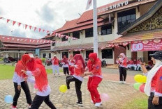 Aneka Lomba Unik Meriahkan HUT ke-80 RI di Dinas Kominfo Merangin