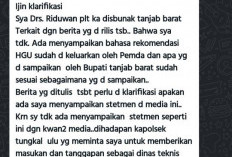 Ridwan : Soal HGU PT DAS, Saya Tidak Pernah Sampaikan ke Media, Tapi Diminta Tanggapan ke Masyarakat 