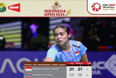 Gregoria Mariska Tunjung Tembus Perempat Final Indonesia Open 2024
