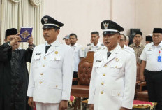 Bupati Muaro Jambi Lantik Pj Kades Kasang Tanjung Nangko dan Kedemangan, Ingatkan Soal Koordinasi Dana