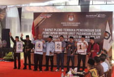 KPU Bangka Tetapkan Nomor Urut Peserta Paslon Pilkada Ulang 2025