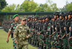 Al Haris Pimpin Upacara Pelepasan Satgas Papua Batalyon 142/Ksatria Jaya