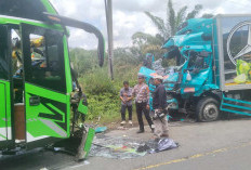 Tronton Box dan Bus Handoyo Adu Kambing,  8 Orang Korban  Alami Luka-luka