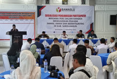 Bawaslu Sarolangun Gelar Sosialisasi Pengawasan Partisipatif Bersama Pers  