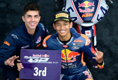 Pembalap Muda Indonesia, Veda Ega Pratama Berhasil Raih Podium Perdananya di Red Bull Rookies Cup 2024