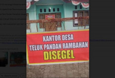 Diduga Perangkat Desa Gelapkan PAD Warga Segel Kantor Desa Teluk Pandan Tambahan, Tebo 